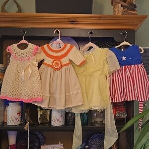 4 Custom Made Baby Girl Dresses